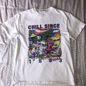 brandy melville john galt chill since graphic tee